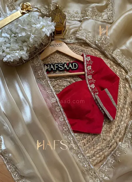 Aziz Zimmy Choo Sattin Handwork Saree Wholesale Market In Surat